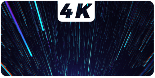 Abstract Futuristic Light Streaks Data Flow Background