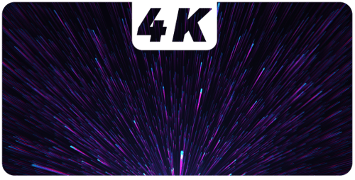 Abstract Neon Light Speed Burst Loop Background