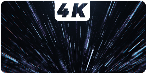 Futuristic Digital Hyperspace Lines Background Animation