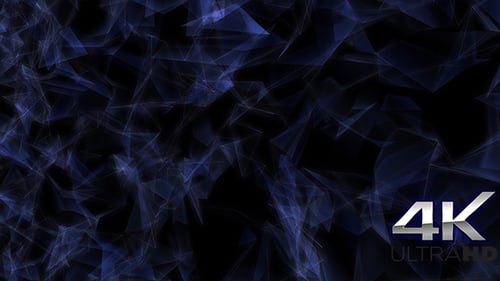 Blue Polygonal Background Loop