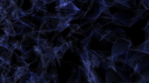 Blue Geometric Plexus Network Background Animation
