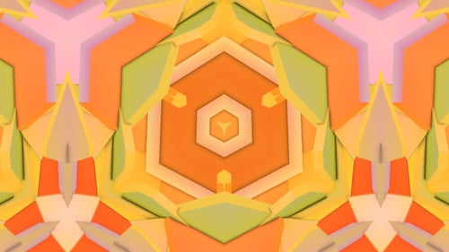 3D Kaleidoscope Pattern