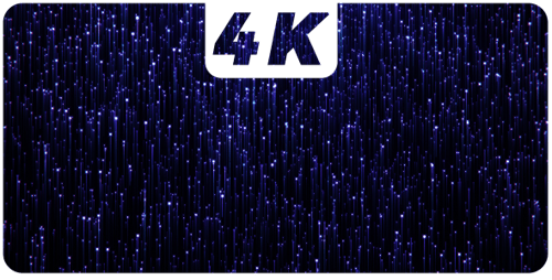 Abstract Glowing Purple Particle Trails Stream Upwards Background
