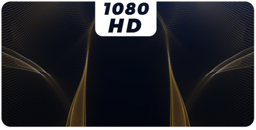 Dynamic Abstract Gold Particles Wave Background Animation