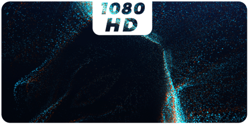 Abstract Flowing Digital Particles Background