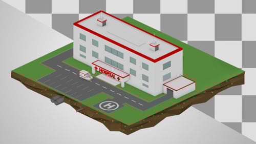 Isometric Hospital