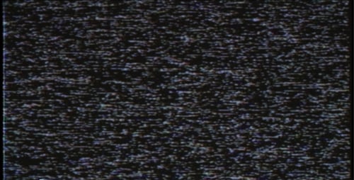 Retro Television Screen Static Glitch Animated Background