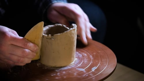 Potter Special Tools Handles Clay. Master Crock. The Creative Process in the Studio. Twisted Potter