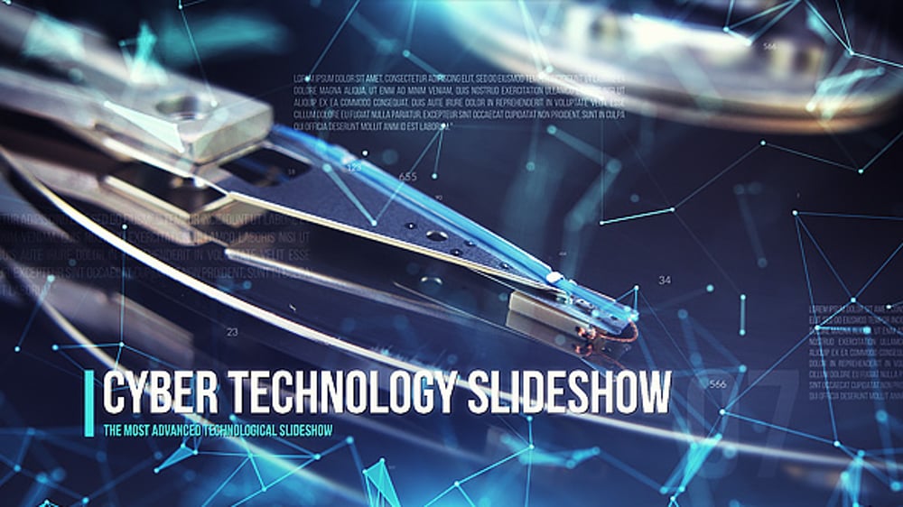 Cyber Technology Slideshow, Video Displays ft. slideshow tech ...
