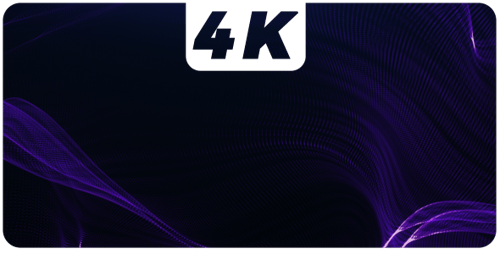 Dynamic Glowing Particle Wave Background