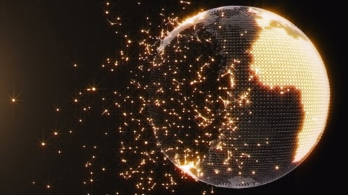 Konzept der Zerstörung der Welt
