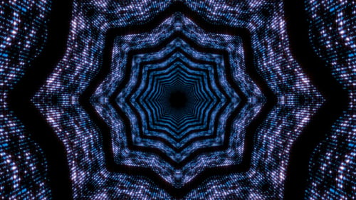 Blue Particle Tunnel