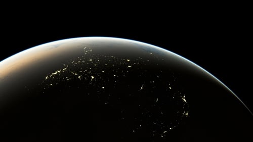 Amazing Sunrise Over America Seen From Space