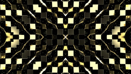 Loop abstrato dourado