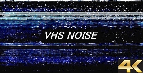 Retro VHS Noise Glitch Overlay