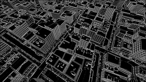 Fondo arquitectónico abstracto de la ciudad