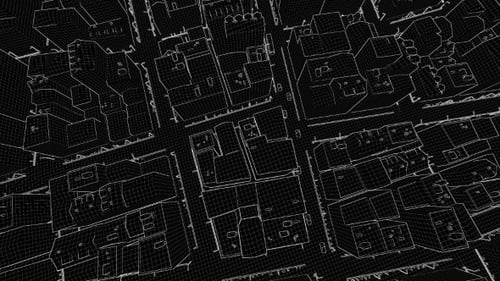 Fondo arquitectónico abstracto de la ciudad
