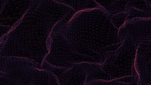 Ondas de plexo fluindo loop de fundo