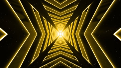 Yellow Space Tunnel