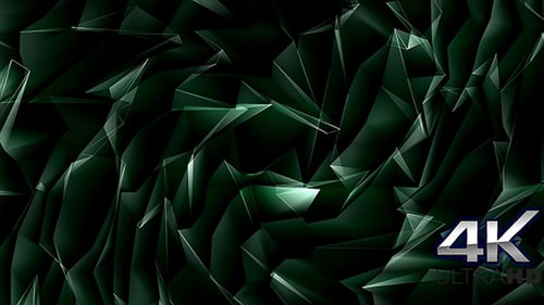 Grüne spiralförmige Dreiecke Hintergrund