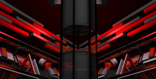 RedTech VJ Loop Hintergrund