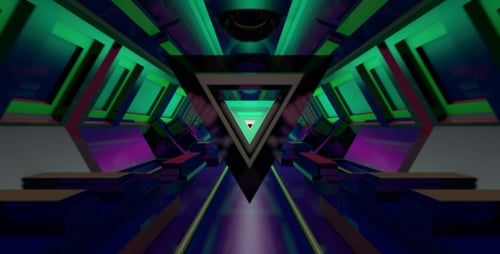 Tunnel VJ Loop-Hintergrund