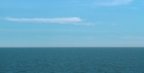 Blue Sky and Ocean