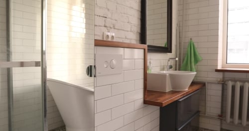 Modern White Bathroom