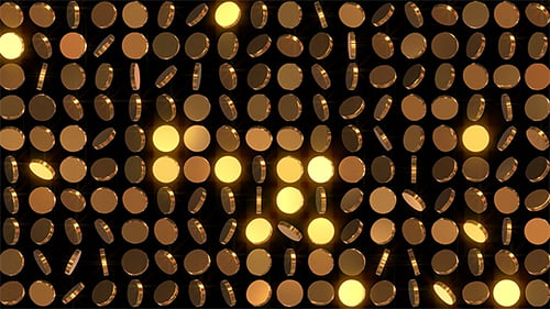 Goldener Glitzer-Loop-Hintergrund