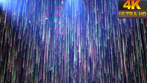 Falling Abstract Glowing Lines Particle Background Loop