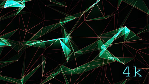 Spectacular Abstract Polygonal Refraction