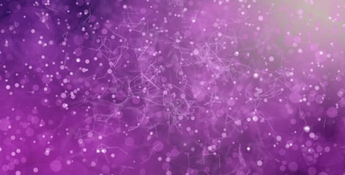 Abstract Glowing Plexus Network with Drifting Particles Background