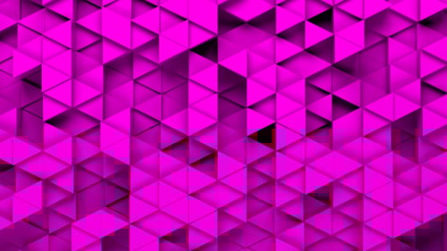 Pink Triangles Background Random Loop