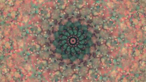 Artistic Rose Tunnel Particles