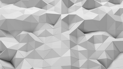 White Polygonal Geometric Loop