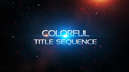 Colorful Title Sequence