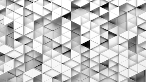 White Triangles Background Random Loop