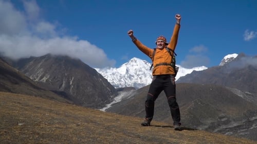 The Tourist Reached the Top