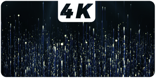 Abstract Upward Moving Glowing Particles Background