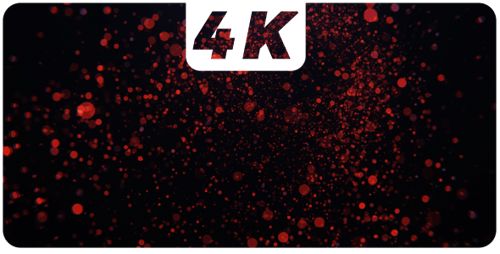 Sparkling Red Particles Abstract Motion Background