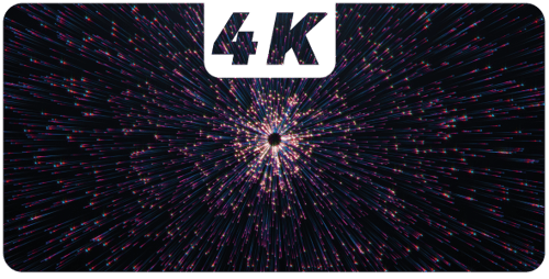 Abstract Light Particles Bursting and Radiating Motion Background