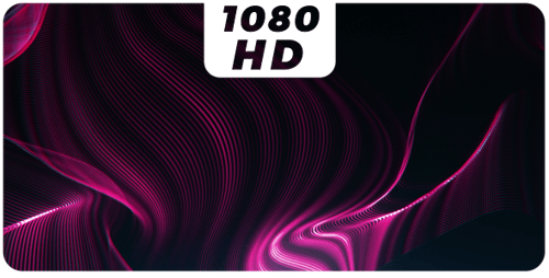 Abstract Pink Fluid Particle Waves Motion Background