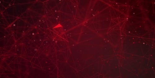 Dynamic Abstract Red Plexus Network Background