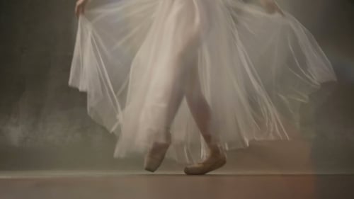 Ballerina In Ballet Studio