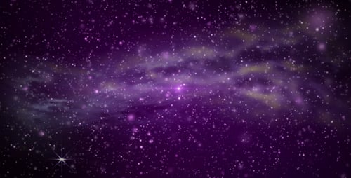 Animated Space Starfield with Nebula Background