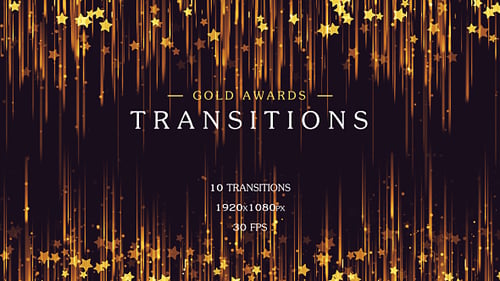 Luxury Golden Star Awards Transitions