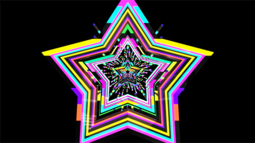Neon Tunnel Background