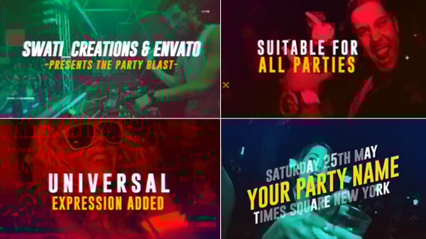 Night club, Video Displays ft. club & creative - Envato
