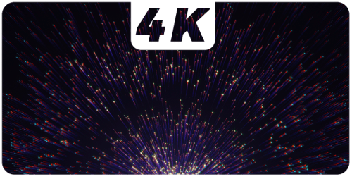 Dynamic Colorful Futuristic Particle Rays Background