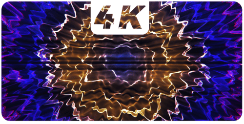 Abstract Glowing Particle Wave Background Loop